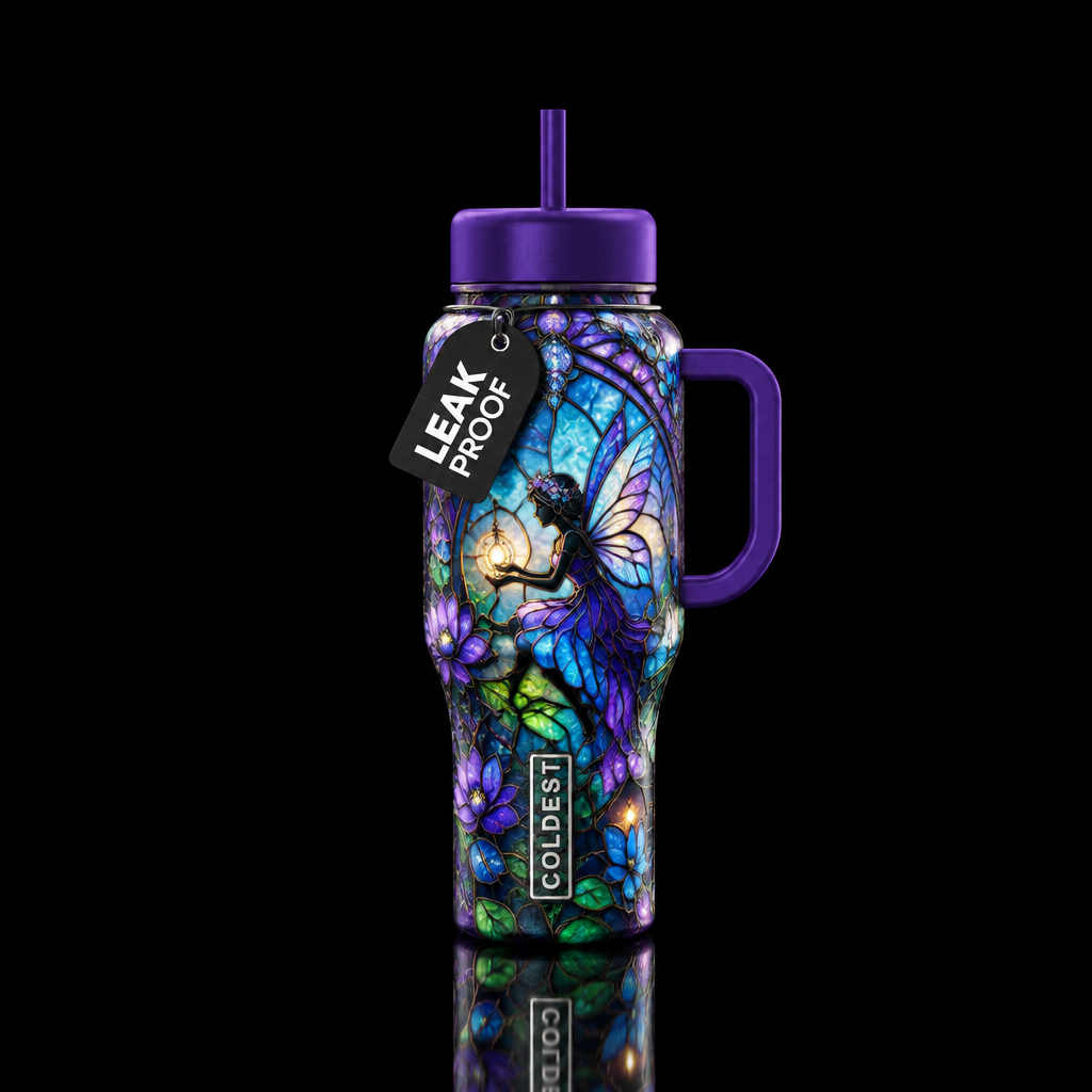 Fey glass water bottle design