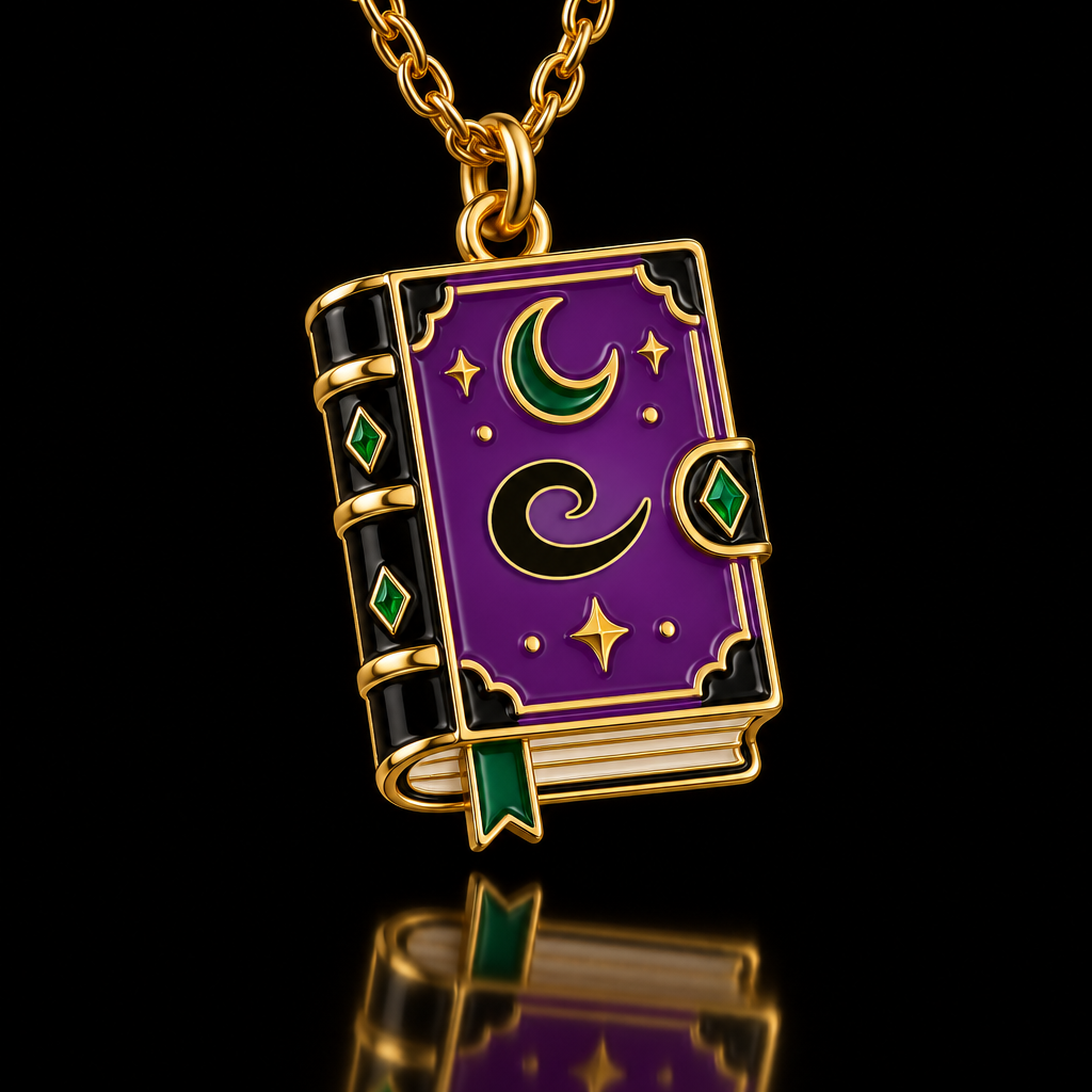 Witches spellbook water bottle design