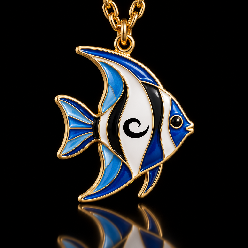 Angelfish water bottle design