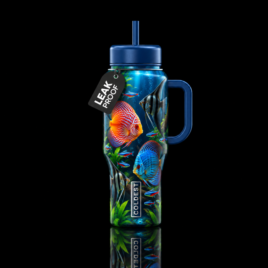 Aquarium water bottle design