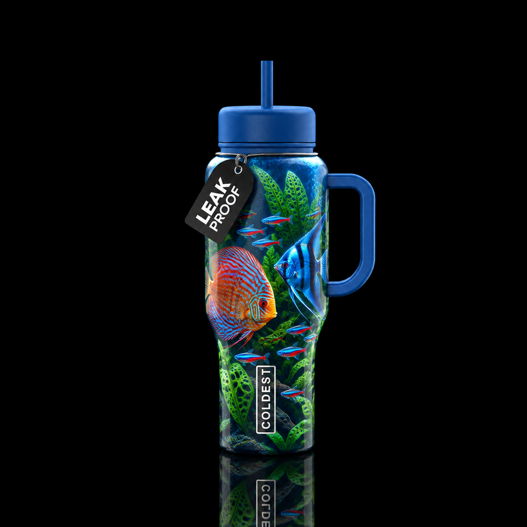 Discus water bottle design