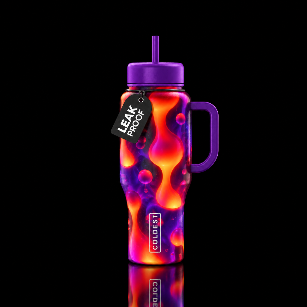 Lava lamp. water bottle design