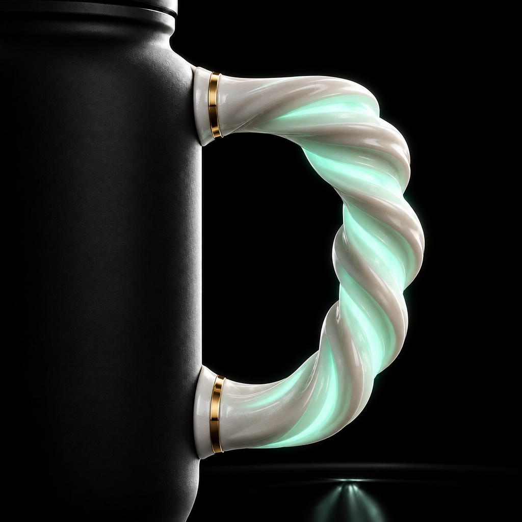 Tornado glowie water bottle design