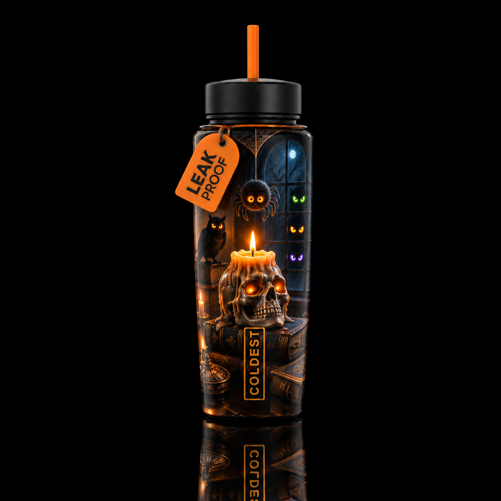 Being watched water bottle design