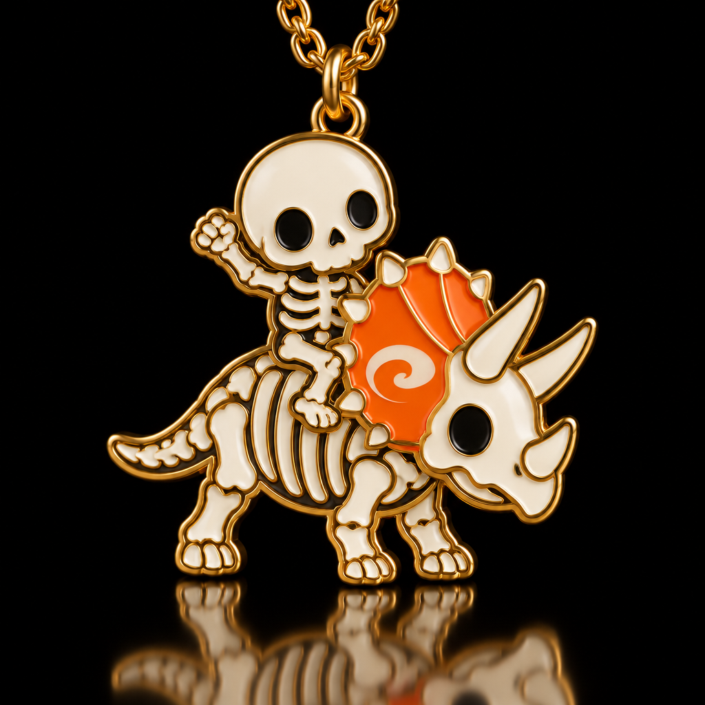 Skelie dino ride water bottle design