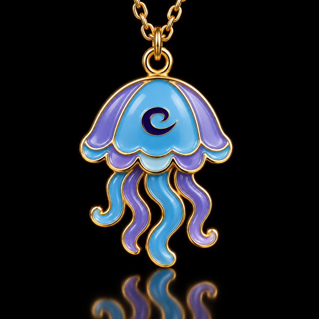 Jellyfish water bottle design