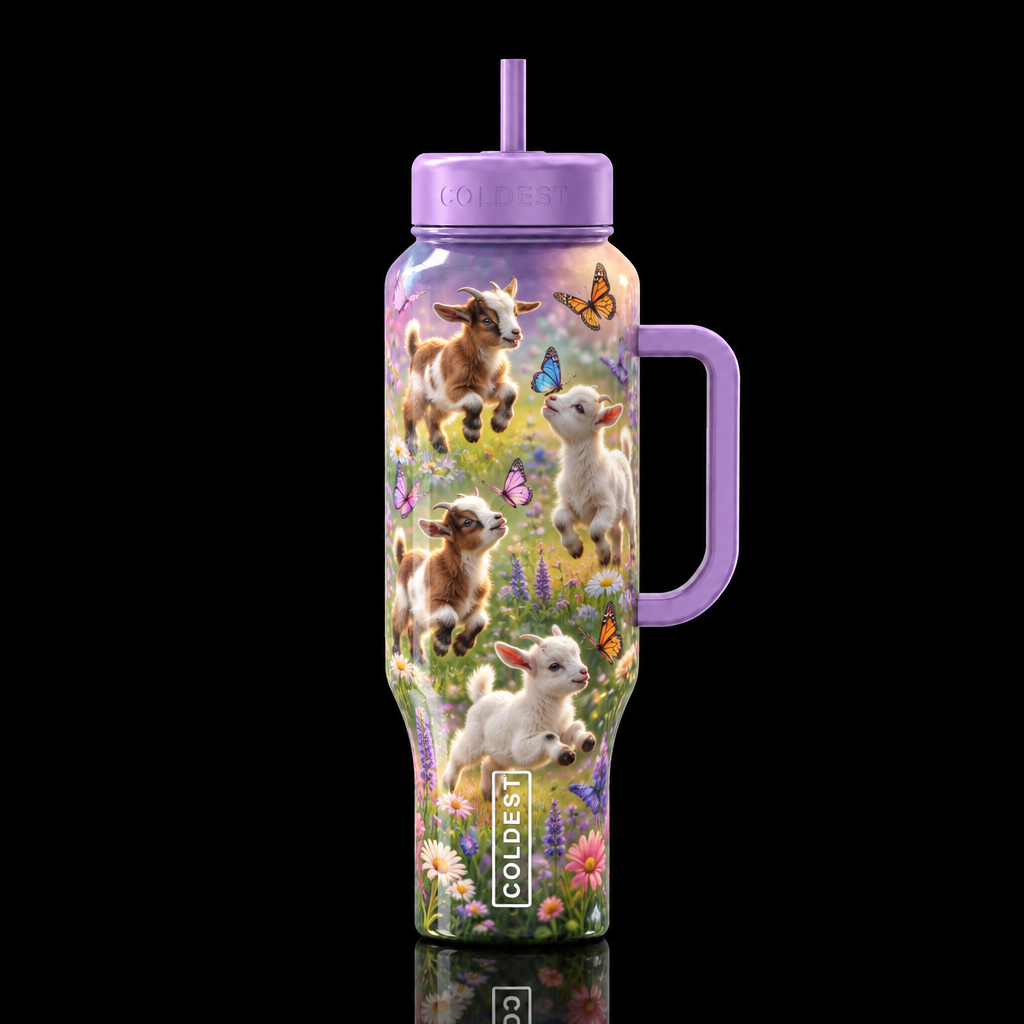 Goat water bottle design