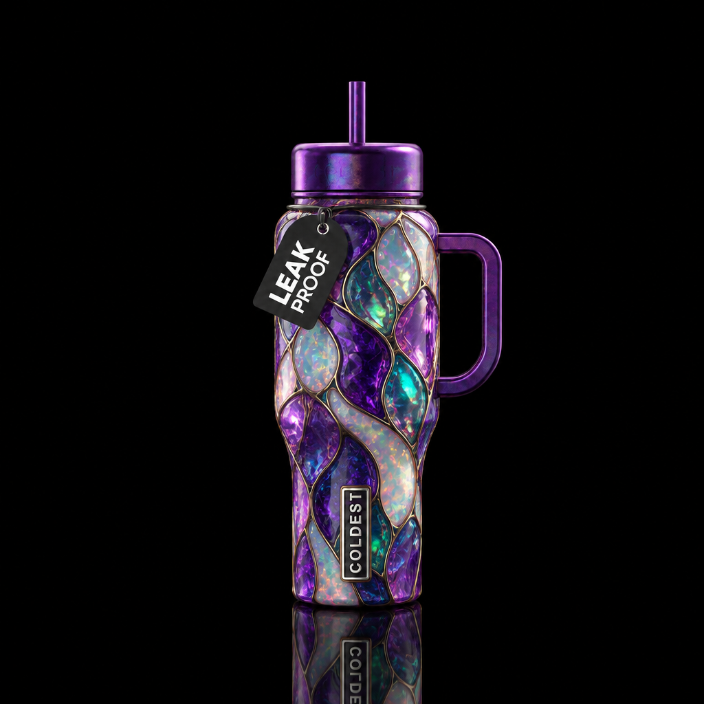 Gemstone dreams water bottle design