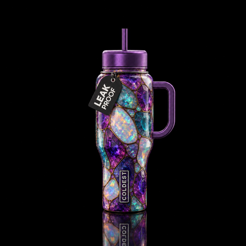 Amethyst opal alexandrite water bottle design