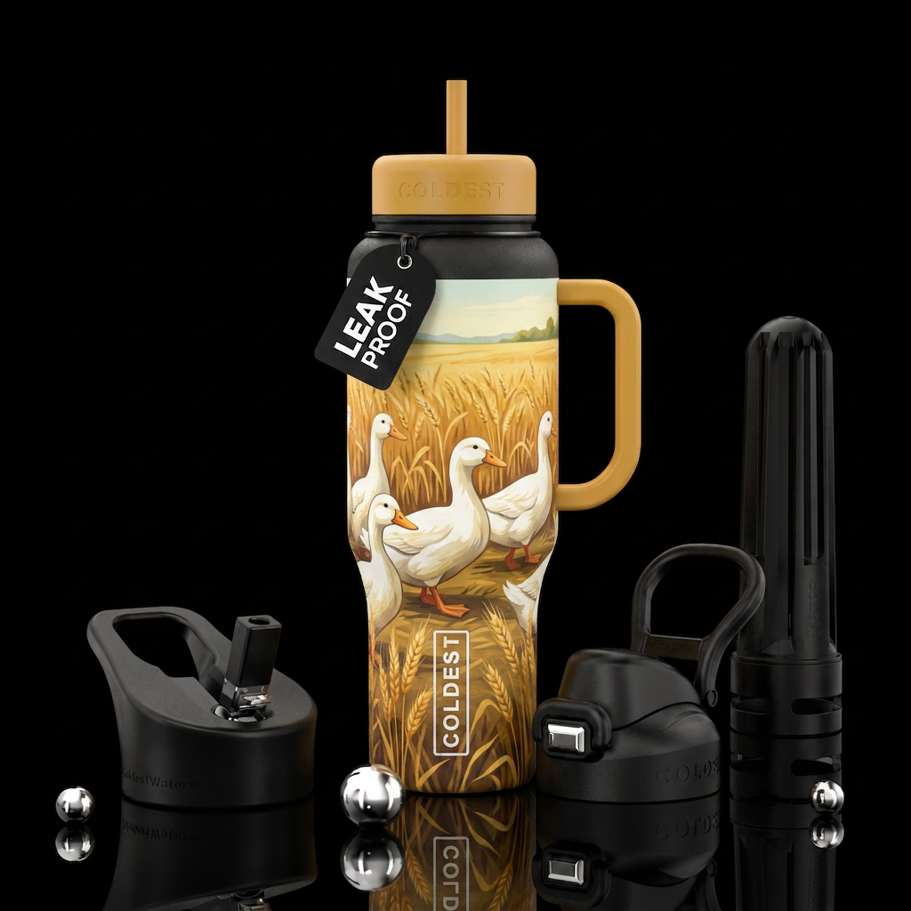 Country living water bottle design