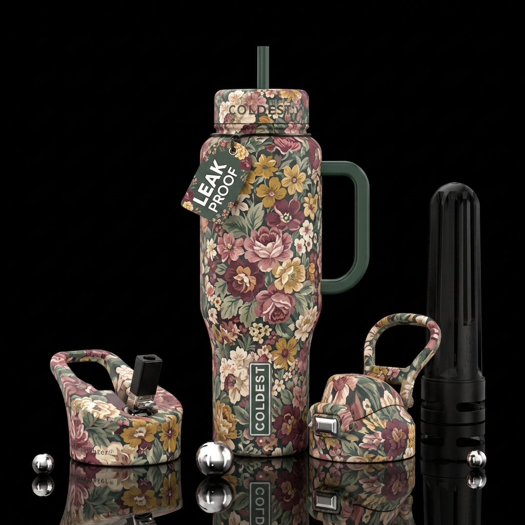 Grandmas florals 😍 water bottle design