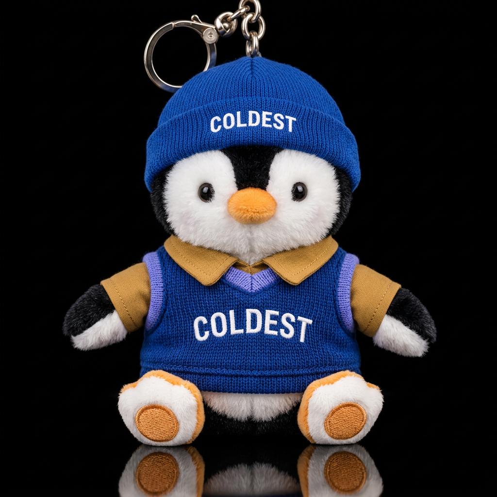 Penguin water bottle design