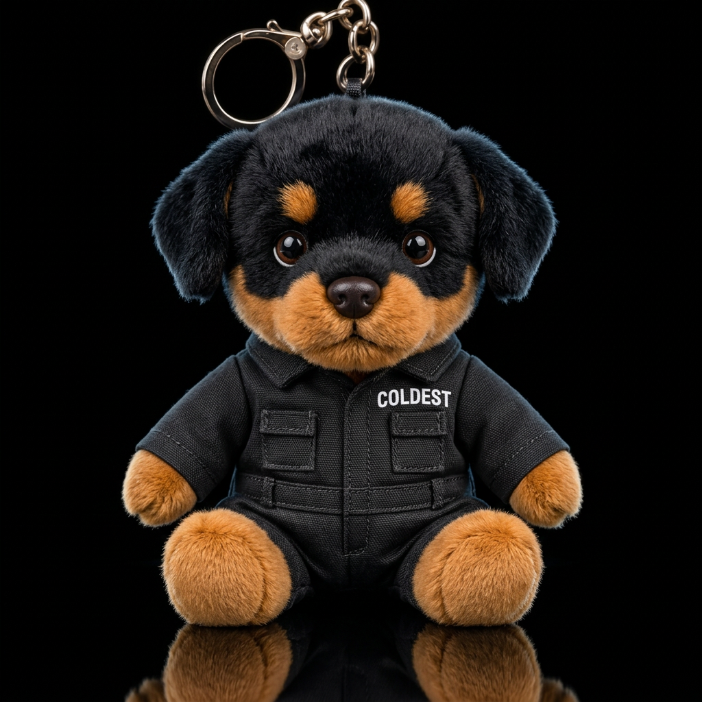 Brodie the Rottie water bottle design