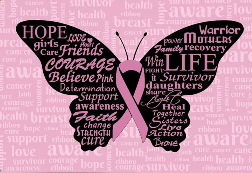 Breast cancer 1 water bottle design