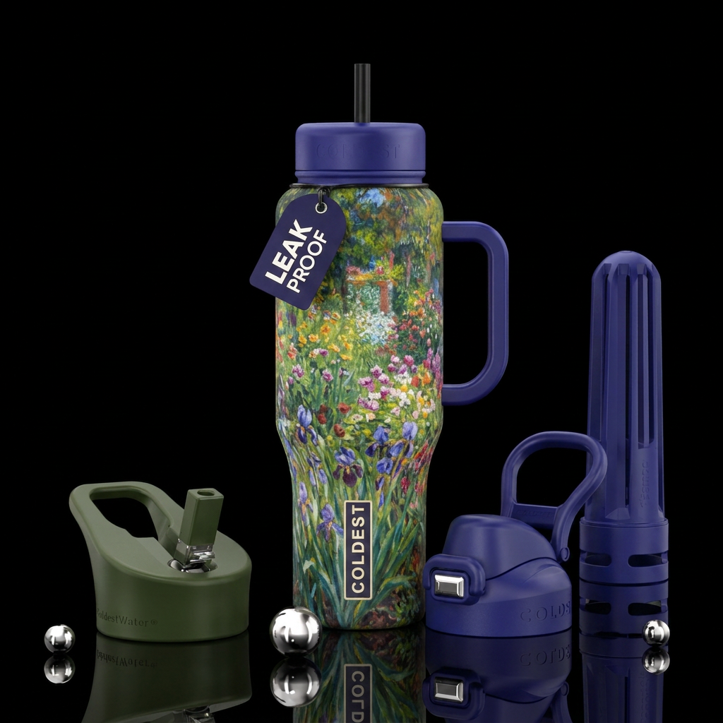 The Artist's Garden at Giverny water bottle design