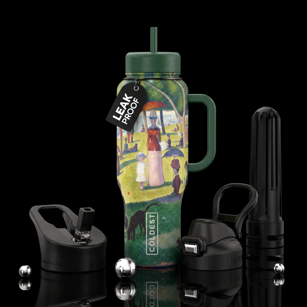 'Georges Seurat (A Sunday Afternoon on the Island ... water bottle design