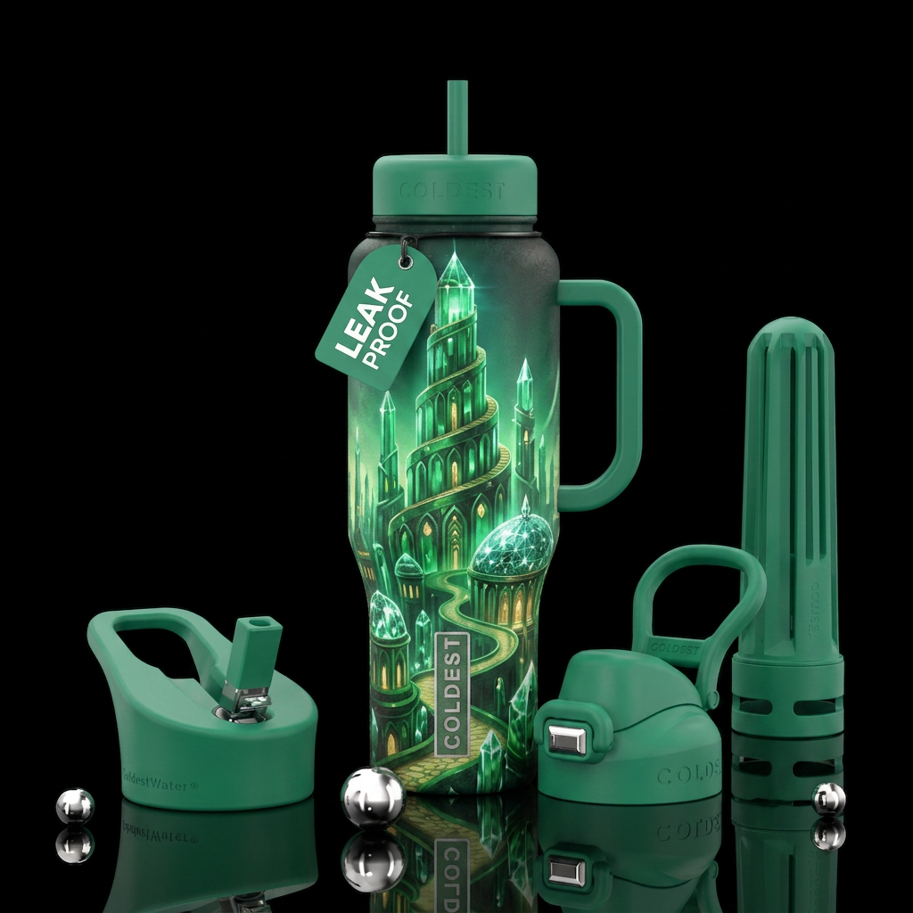 emerald city water bottle design