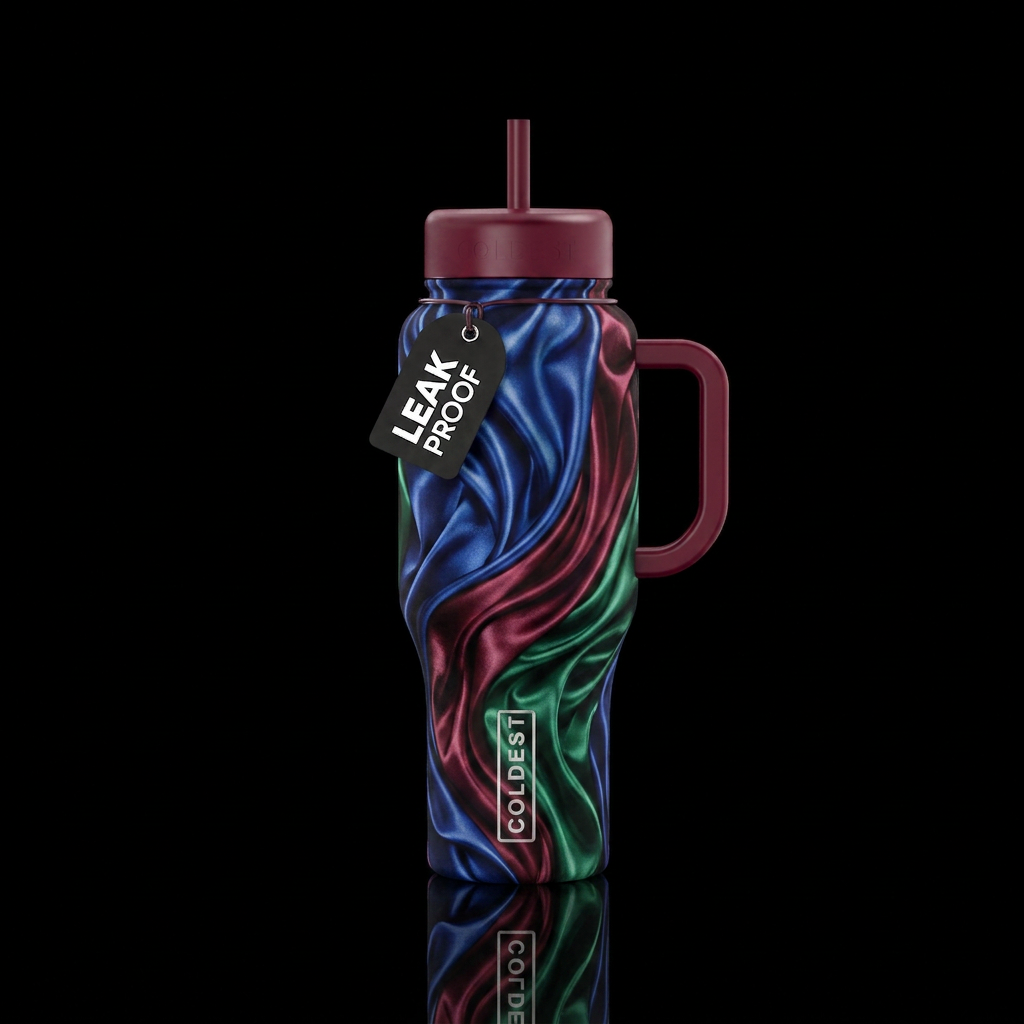satin sheets water bottle design