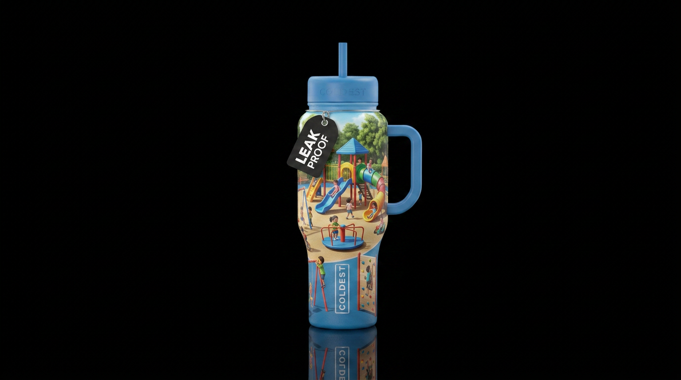 playground water bottle design