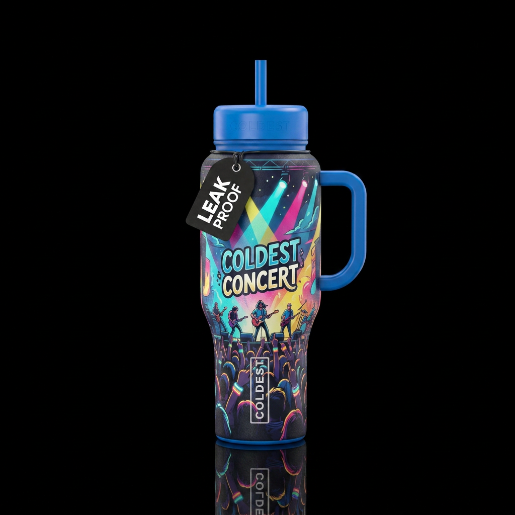 coldest concert water bottle design