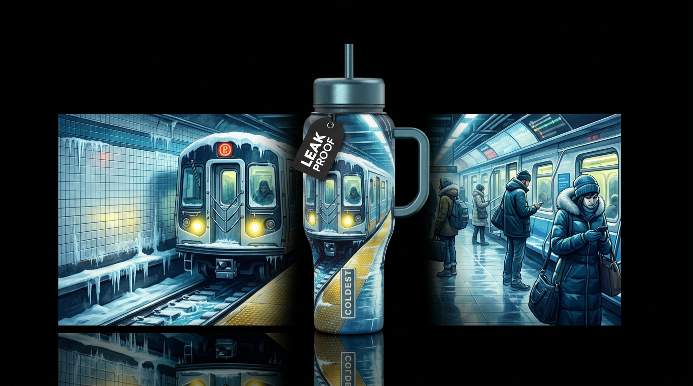 coldest subway enviroment water bottle design