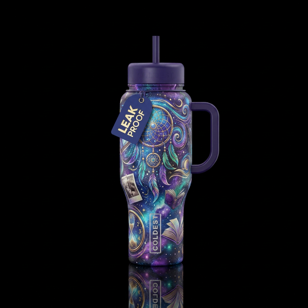 memories, dream, fantasy water bottle design