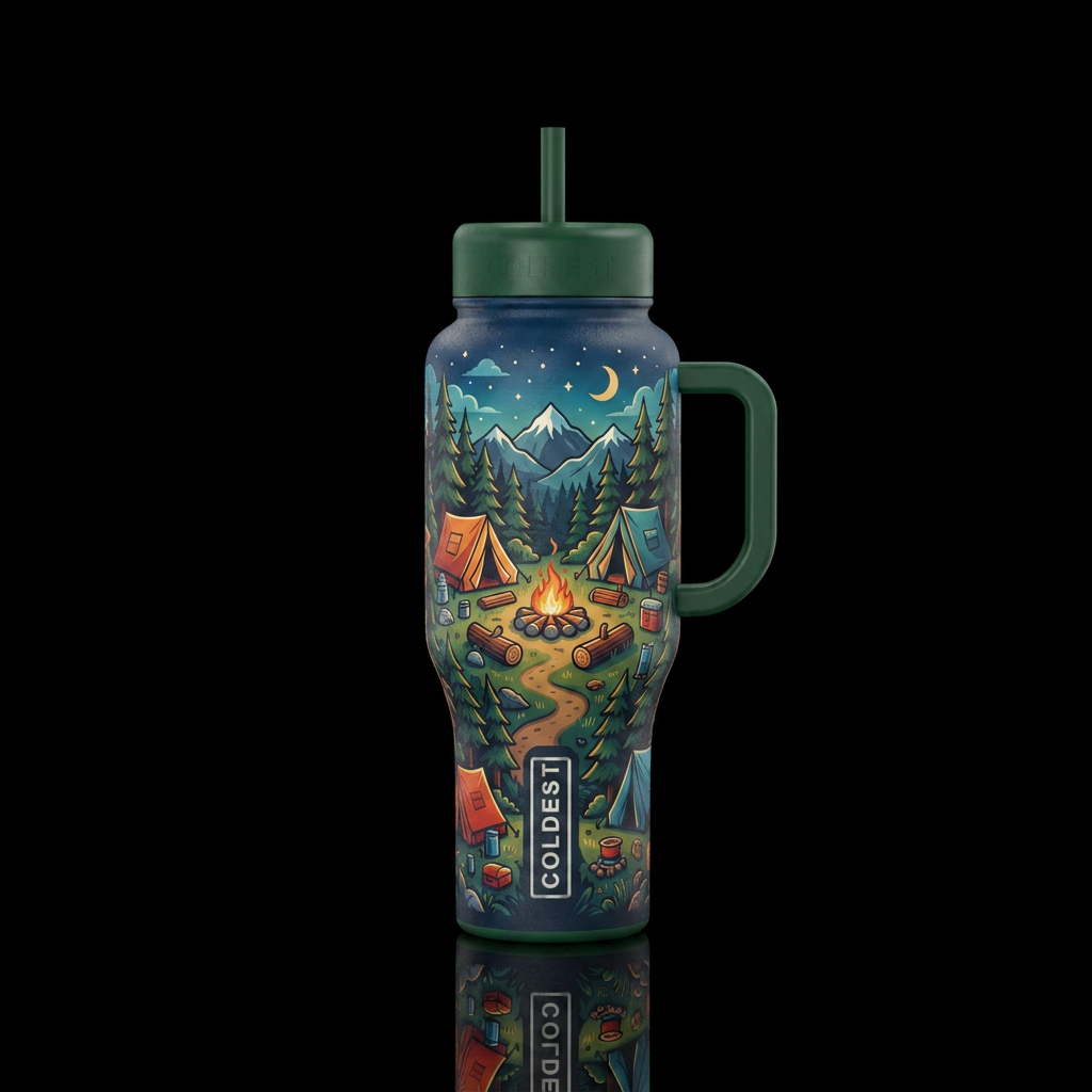 campground water bottle design
