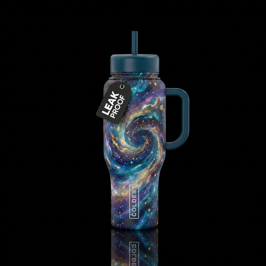 the Odessey, dreamy water bottle design