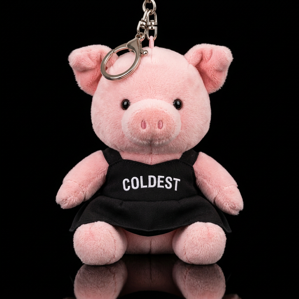 Charlette the pig water bottle design