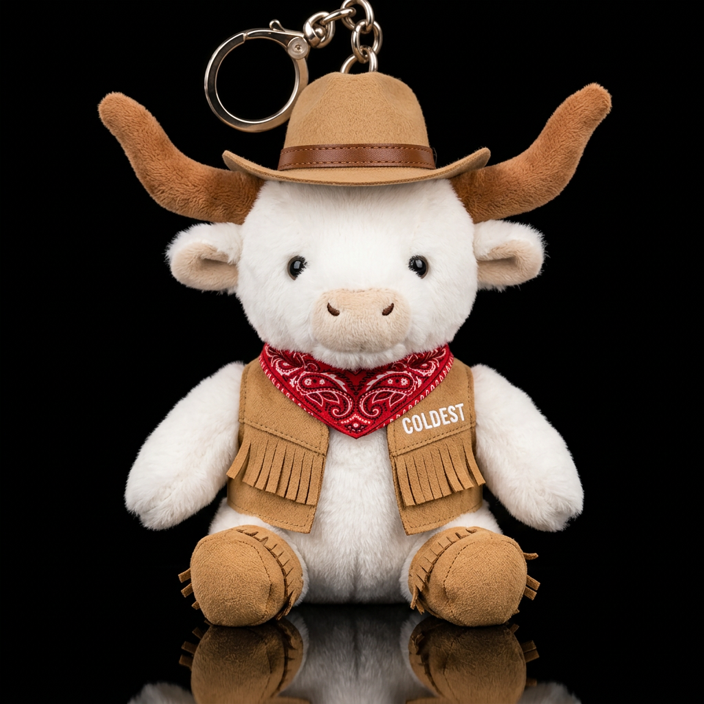 Mantana the cow water bottle design