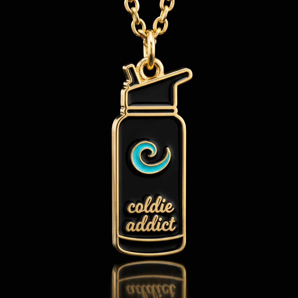 coldie addict water bottle design