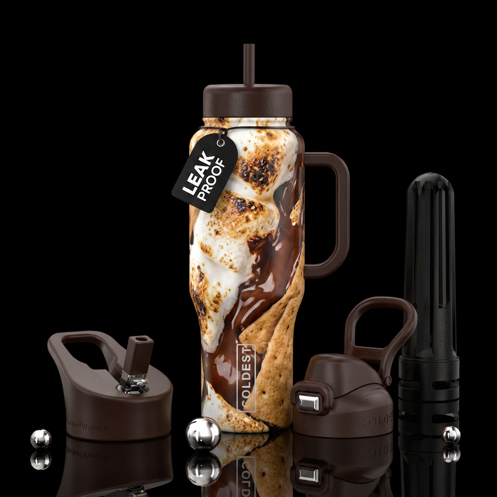 S’mores. Abstract. Solid handle and accessories water bottle design