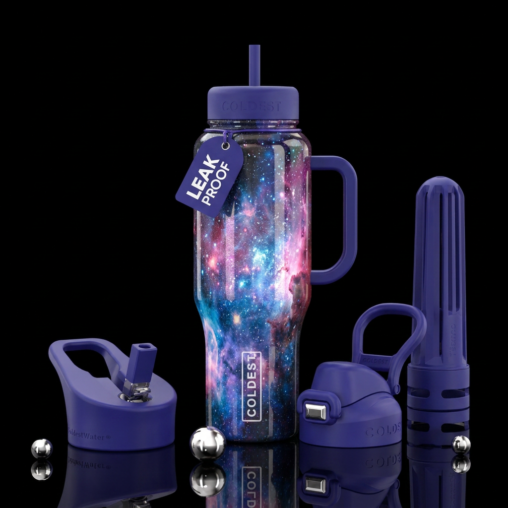 Orion Nebula water bottle design