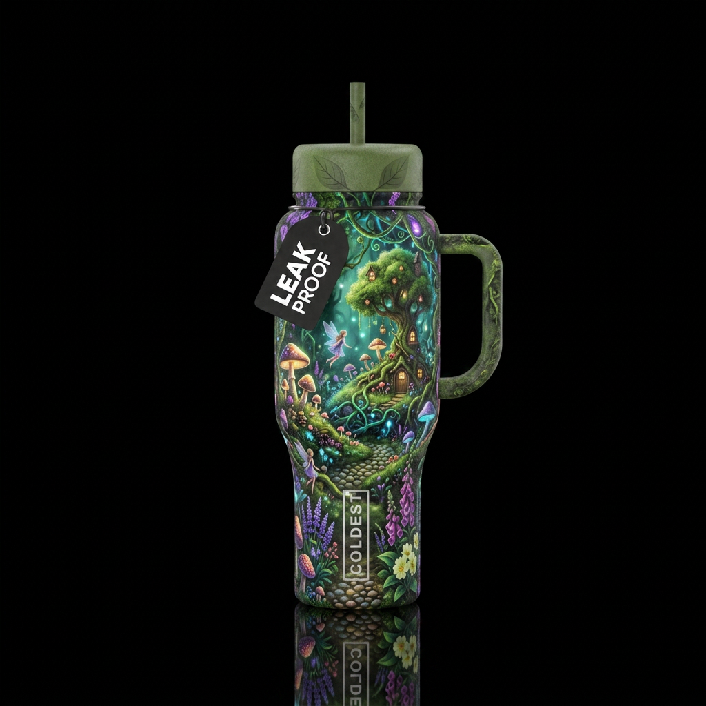 Fairy garden bottle water bottle design