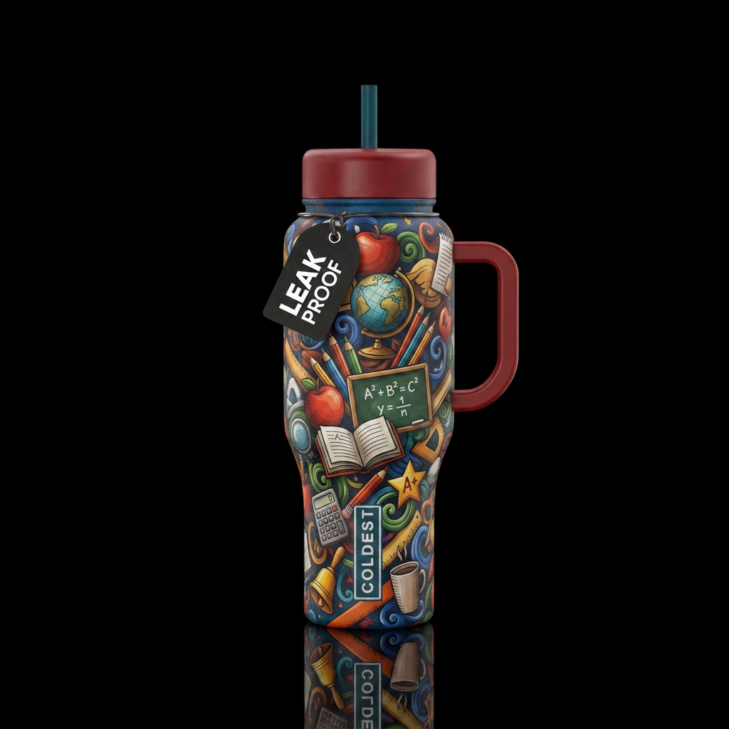 Teacher bottle water bottle design