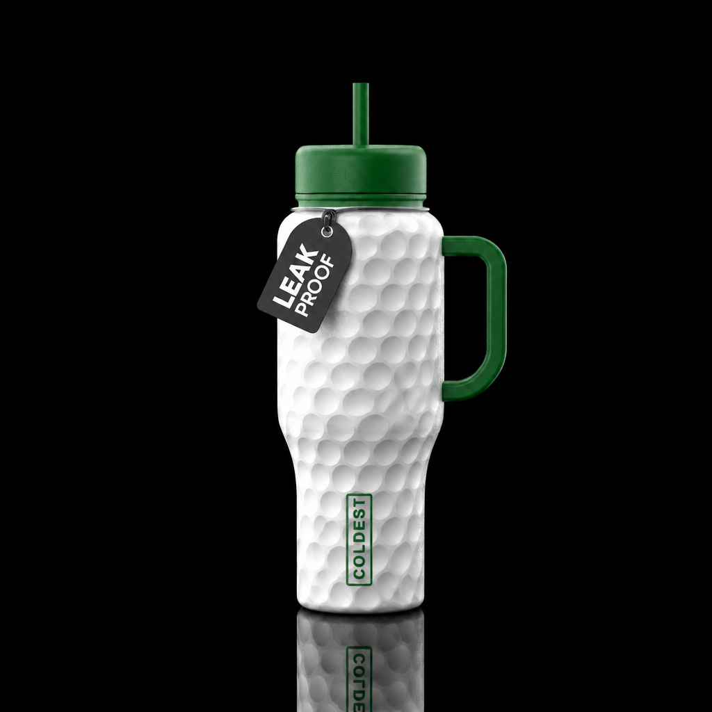 Golf ball bottle water bottle design