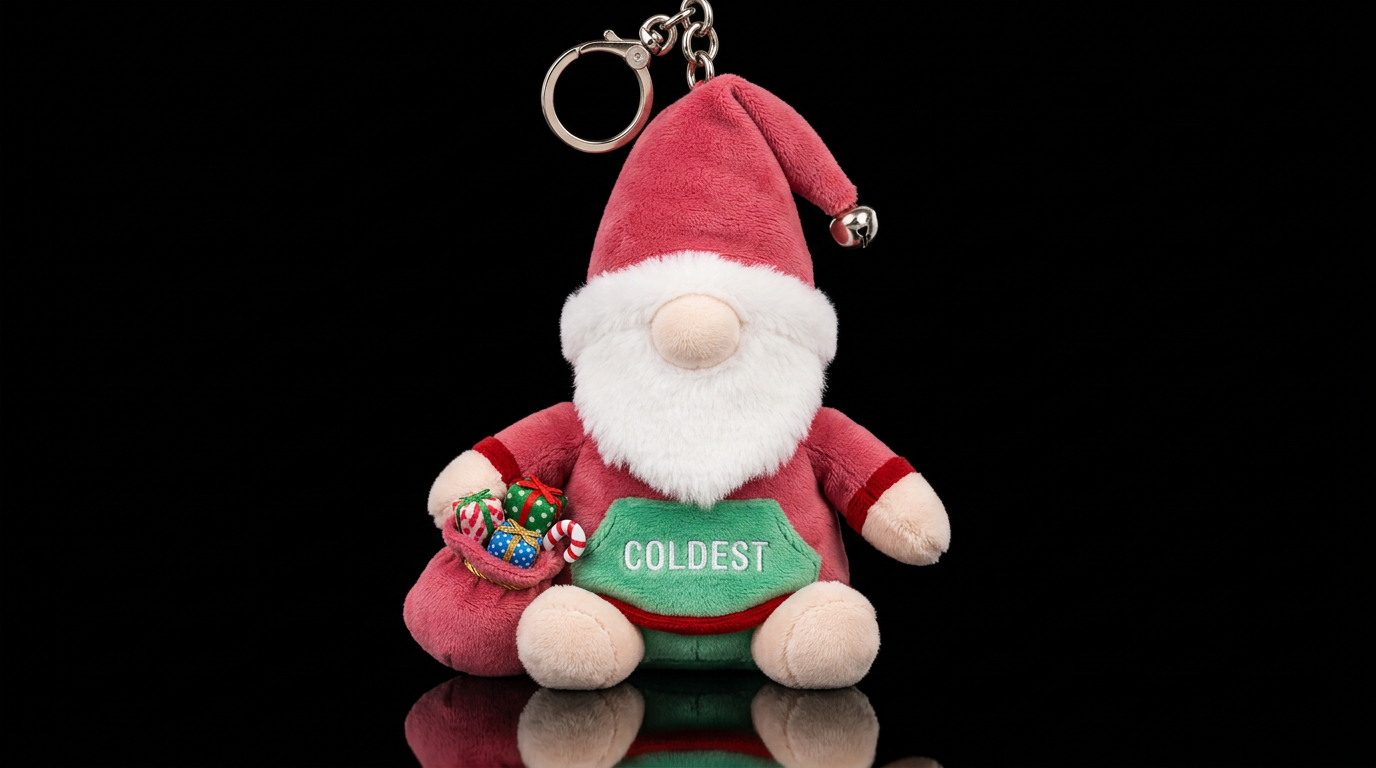 Kris Kringle water bottle design