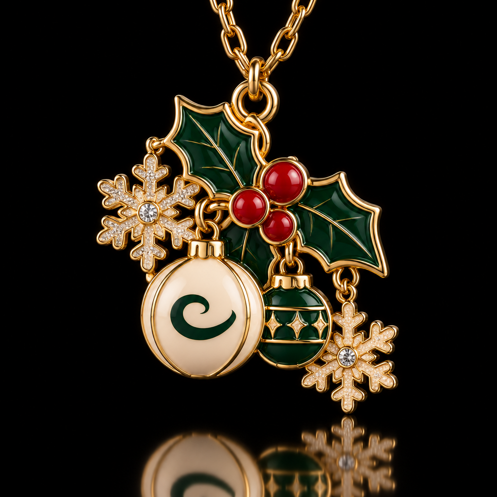 Coldie Christmas cluster water bottle design