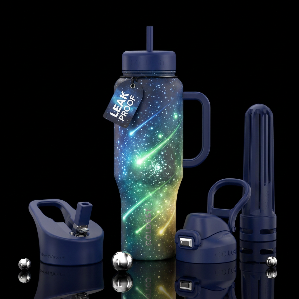 Shooting Star water bottle design