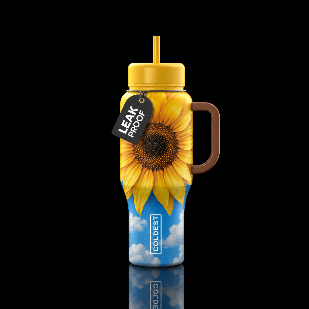 Ray of Sunshine water bottle design