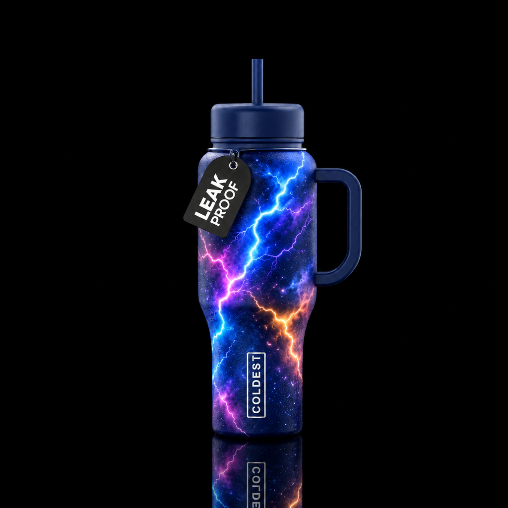 Take Cover water bottle design