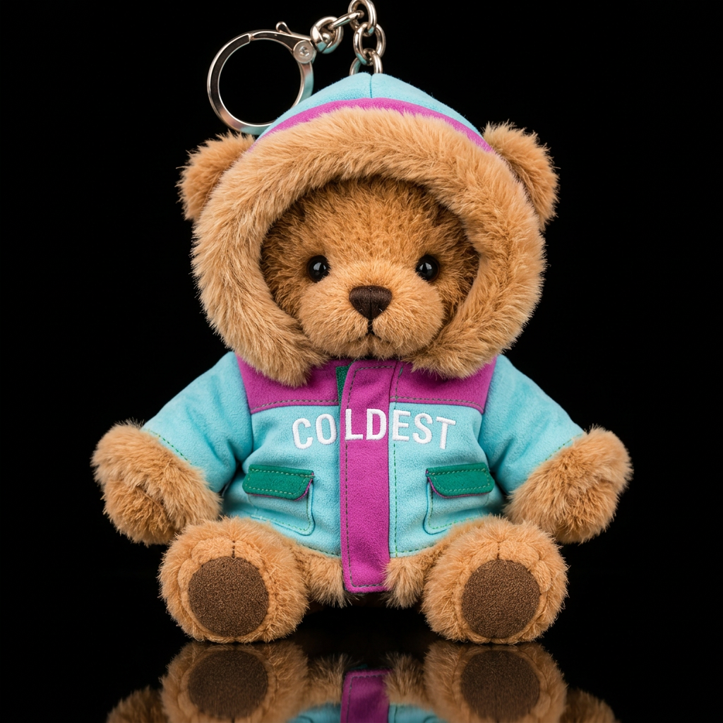 Coldie bear water bottle design