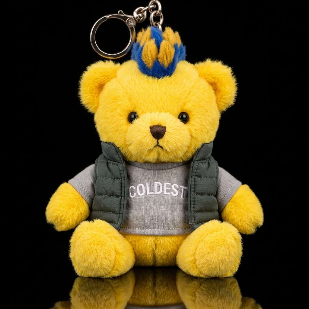 Coldie bear water bottle design