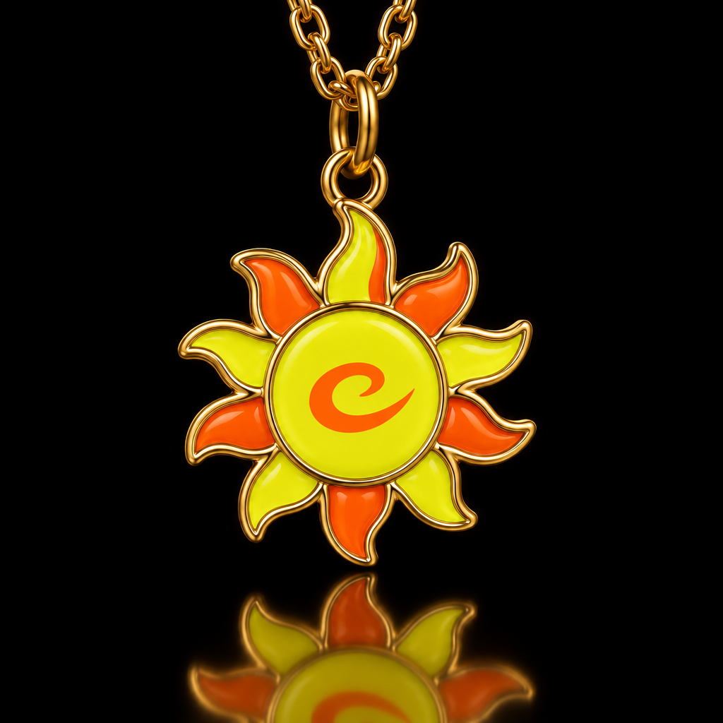 Bright sun water bottle design