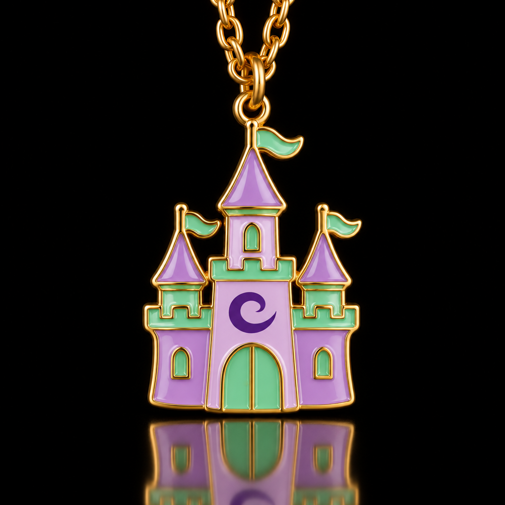 Coldie enchanted castle water bottle design