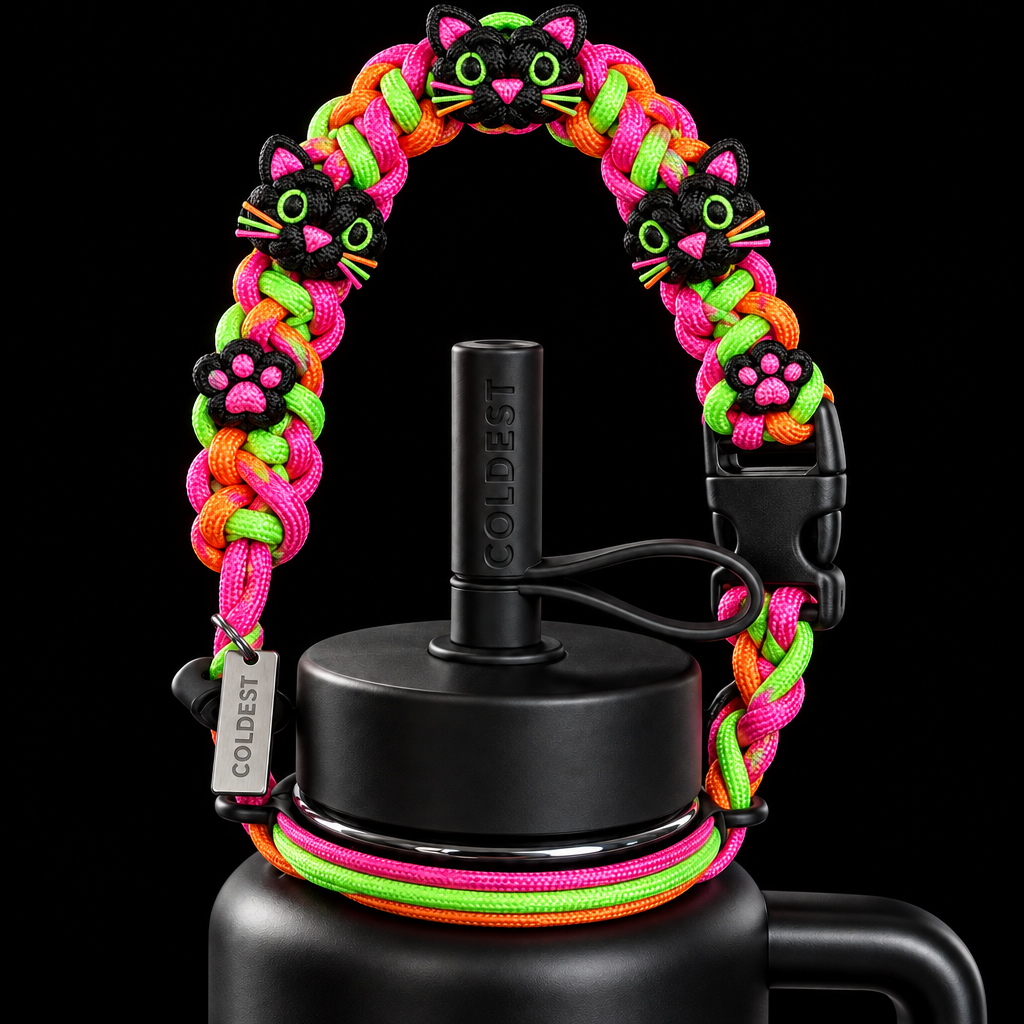 Love cats water bottle design