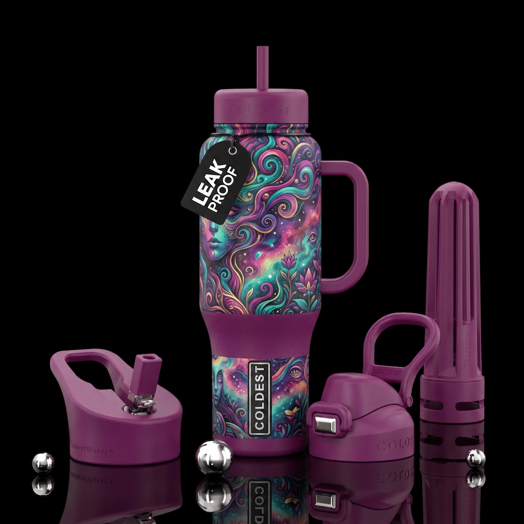 Whispers in the Fog water bottle design
