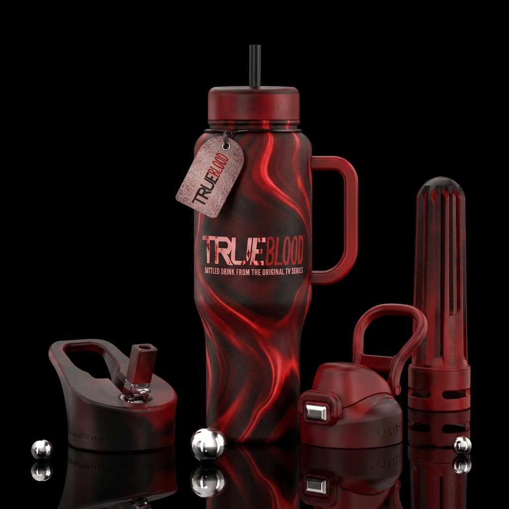 True Blood Bottled drink from the Original tv seri... water bottle design