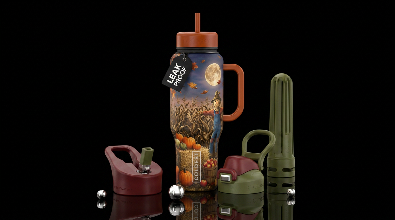 Fall water bottle design