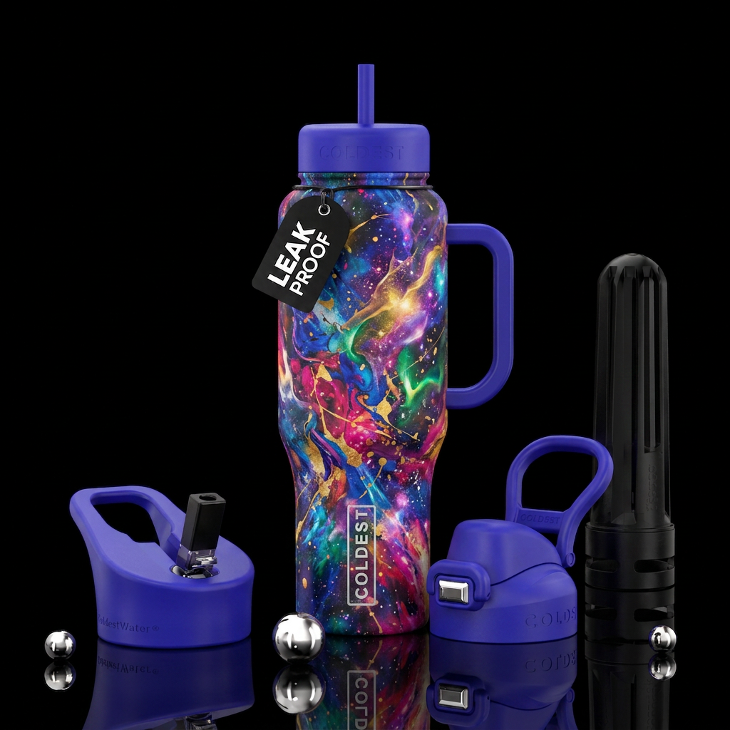 Chaos water bottle design